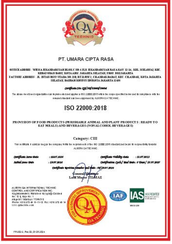 ISO 22000 2018